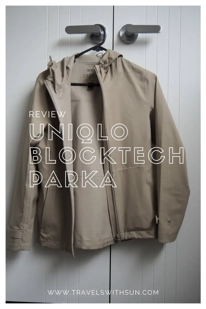 Review of the UNIQLO Blocktech parka by www.travelswithsun.com